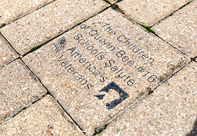 Picture of memorial brick